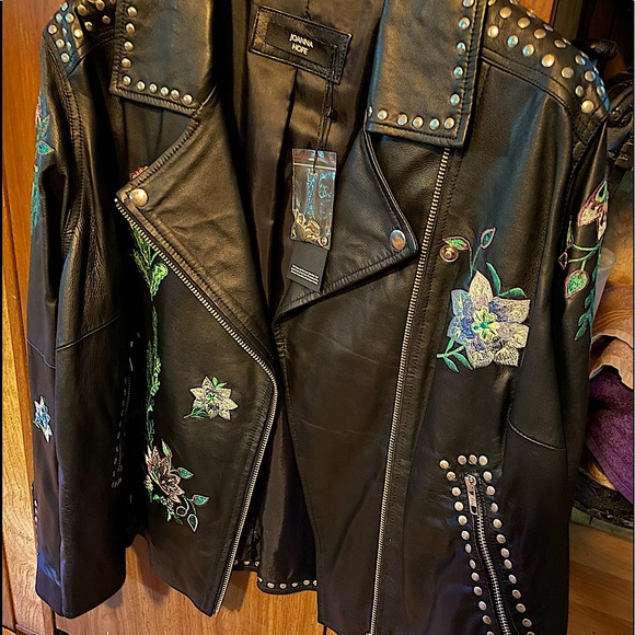 Joanna hope leather jacket Clearance